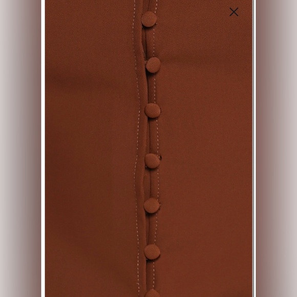 NWT- Petal & Pup Kameran Peplum Top, Chocolate, XS - Picture 6 of 12